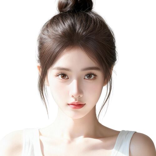 胎毛刘海假发女片头顶真发自然前额鬓角蓬松补发无痕发际线补发片