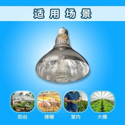 太阳能保温灯养殖场专用取暖灯冬天小鸡舍猪场鹦鹉宠物温控加热灯