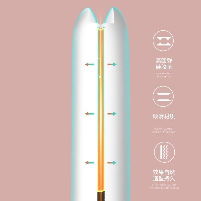 苏宁电夹板直发卷发两用可调温直发器卷发棒刘海拉直板夹2872Z
