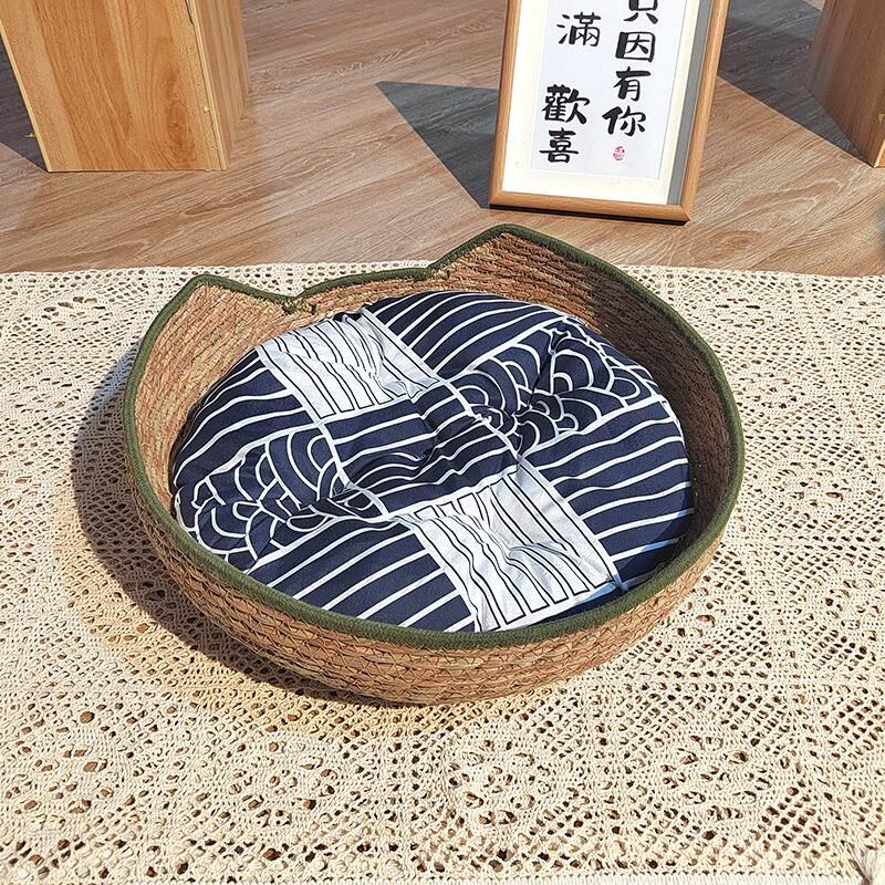 兔子窝侏儒垂耳兔兔防抓耐咬睡觉专用剑麻窝躲避屋别墅小宠物用品