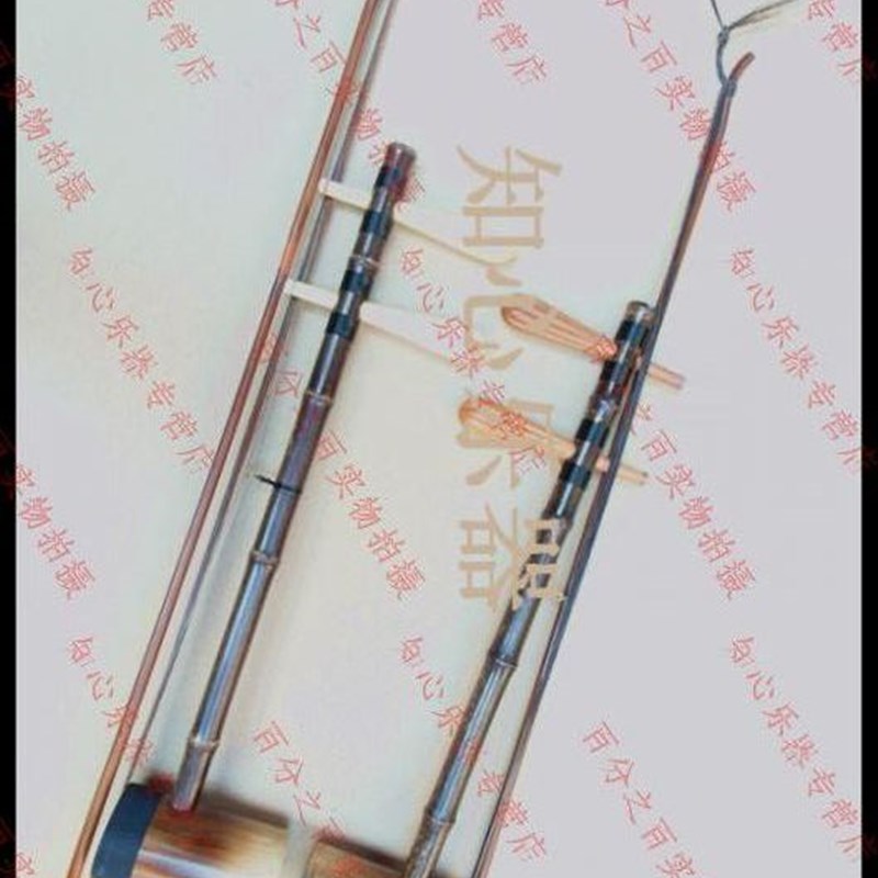 刘梦虎京胡专制黄杨轴紫竹演奏包邮西皮二黄一对两把装赠盒子