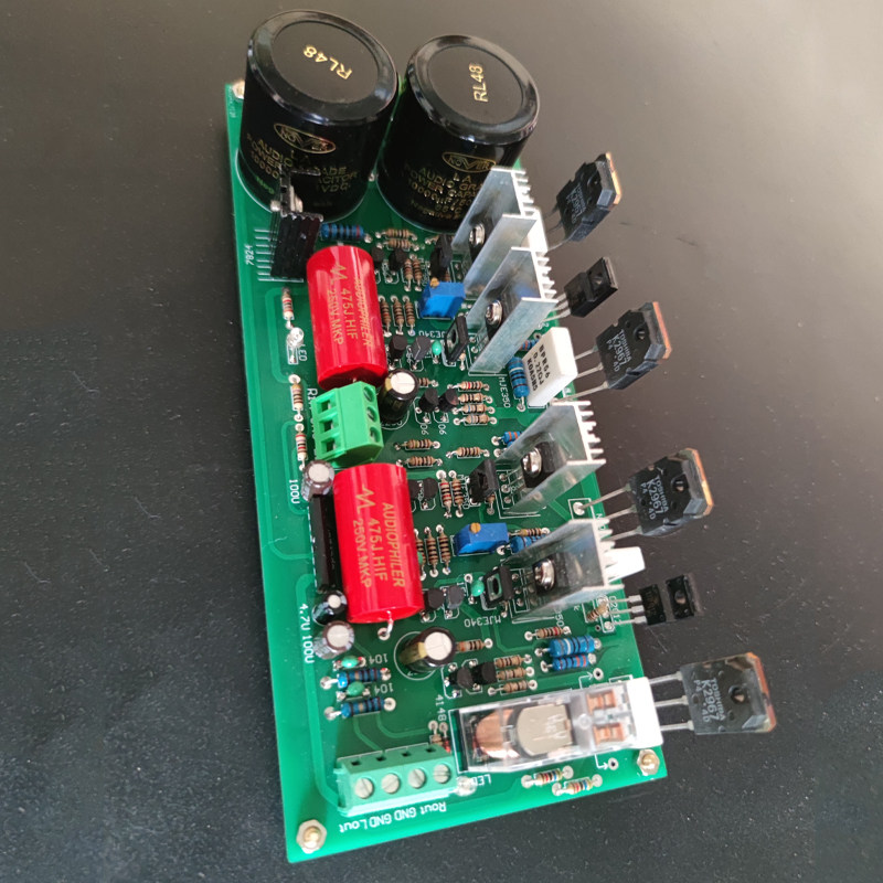 HIFI级 发烧功放板 场管功放板 双声道立体声 大功率 成品板