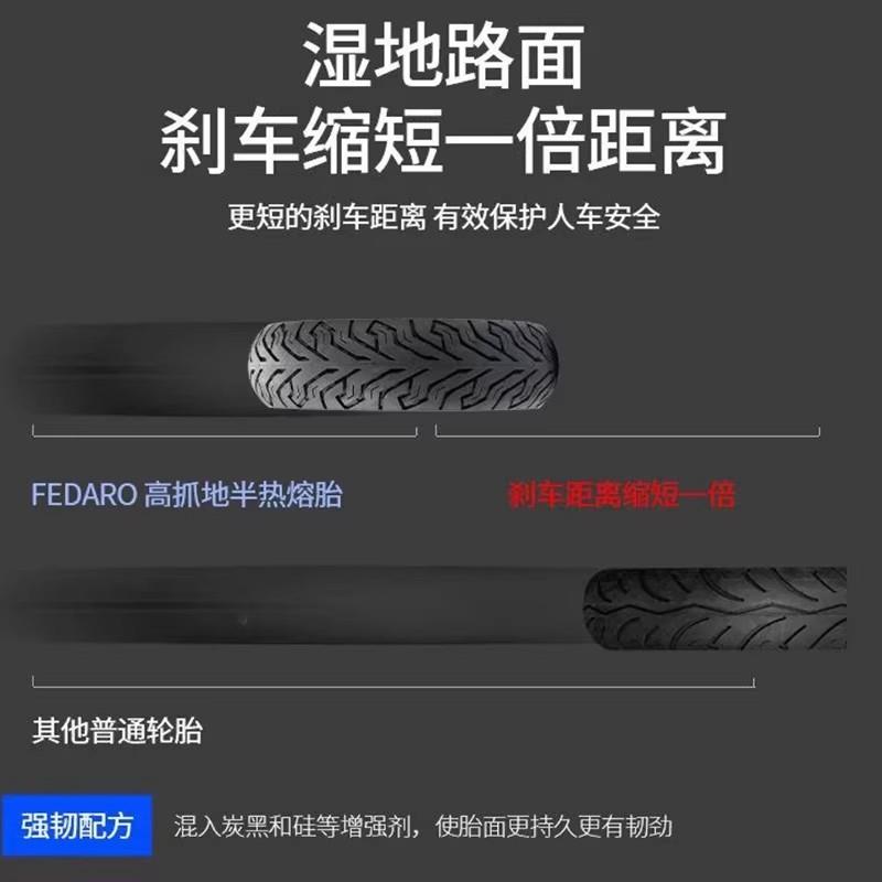 小牛ot电动脚踏车otplay前后半热熔真空轮胎正品3.00-8寸80/70-10
