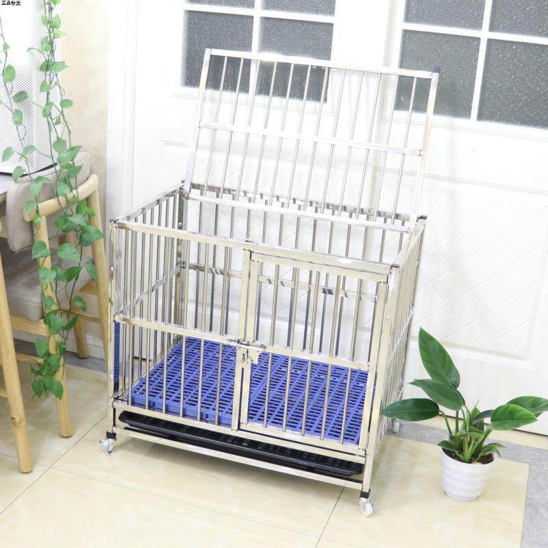 狗笼子双层上下不锈钢繁殖笼隔断笼寄养笼单层猫狗通用大中小型犬