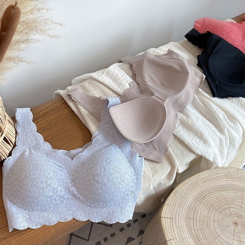 黛安芳文胸背心式乳胶无痕睡眠内衣女薄款聚拢无钢圈收副乳防下垂