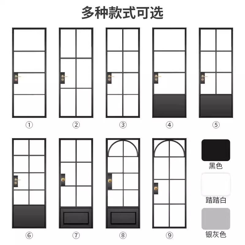 幽灵门轨道推拉门厨房卫生间平移门谷仓门厕所滑道门隐形无轨移门