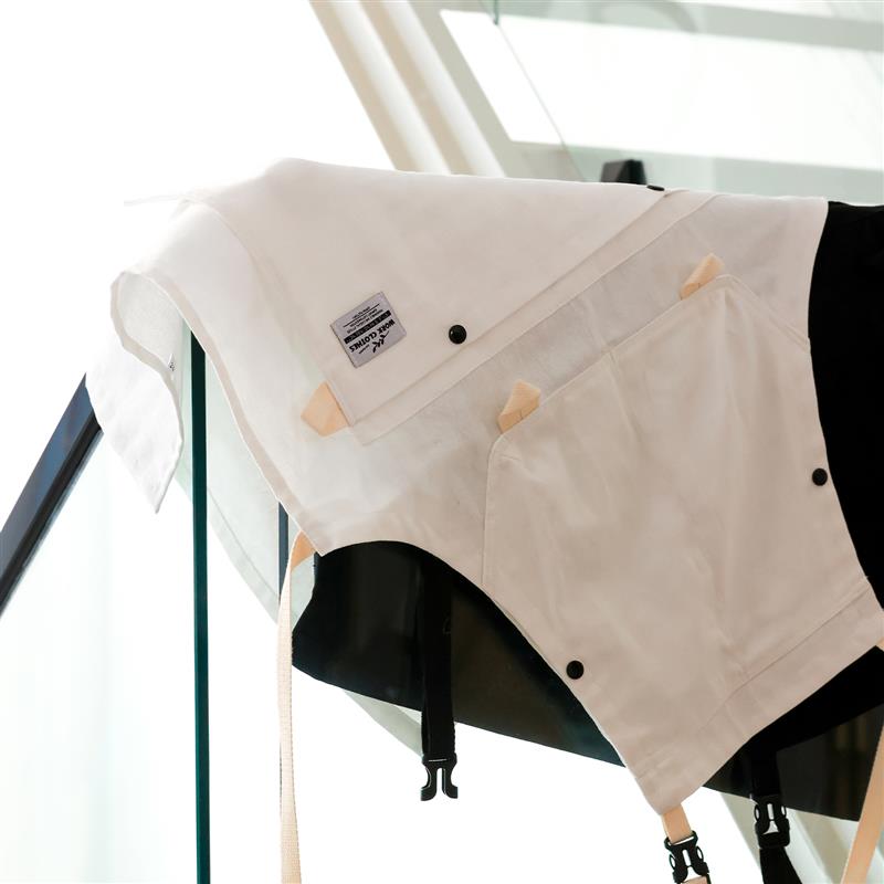 现代简约围裙男女厨房工作服防水餐饮咖啡店奶茶店家用围裙定制