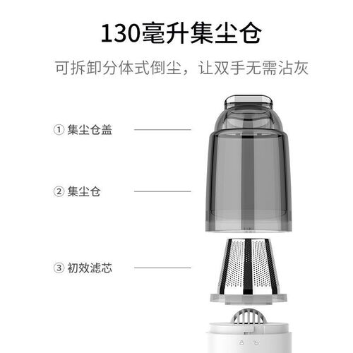 手持迷你无线吸尘器家用强吸力 便携式桌面吸尘器超强吸力车载吸