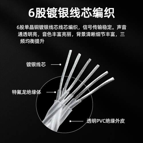 发烧级6芯LP黑胶唱臂机接地线音响功放专用信号地线Y型音频接地线