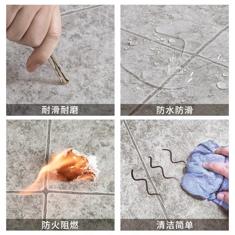商用PVC塑胶地板革加厚耐磨工厂车间办公室内专用地板贴地垫地板