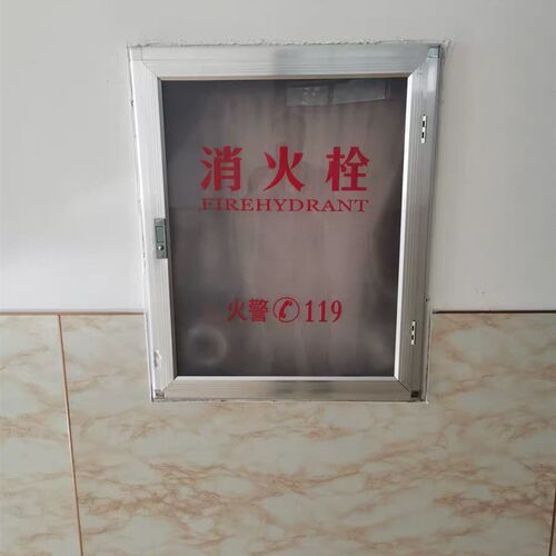 铝合金消防箱门框消火栓箱门1600*700铝合金门水带箱门消防玻璃