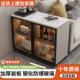 轻奢岩板沙发边柜客厅侧边柜家用可移动边几储物柜茶水柜收纳柜子