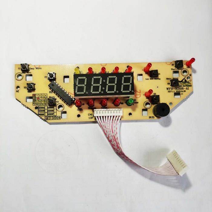 三角牌智能威王电饭锅控制板WFB-S0306-D10电饭锅按键主机板灯板