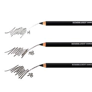 德国LYRA艺雅大师级炭笔素描绘画碳笔初学者速写HB2B软中硬性绘图