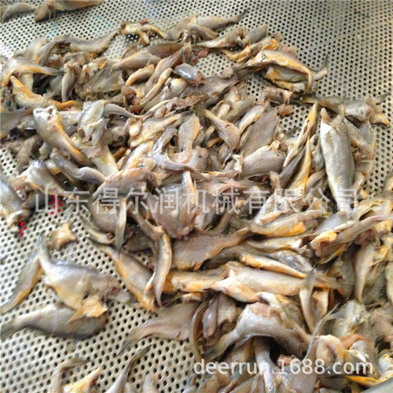 深加工海产品鱼类油炸流水线 小鱼仔黄花鱼油炸机 自动翻转出料