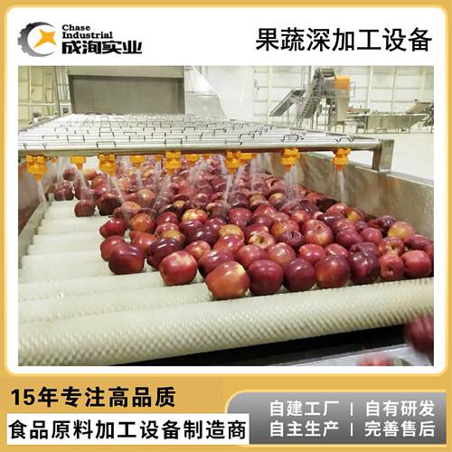 苹果榨汁生产线 苹果酱深加工设备 直供整套自动化苹果原浆生产线