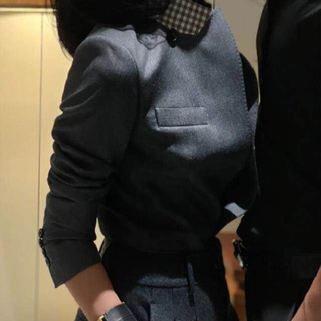 春装盐系名媛休闲慵懒风显瘦高级感冷淡系女装复古针织两件套装裤