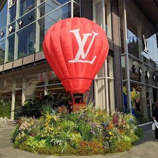 饰品拍照道具气模定制 充气热气球商场户外露营景点网红打卡美陈装