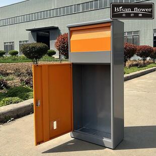 门口收纳件家用箱快递裹室外柜箱包件存取自提取存放快递柜防盗