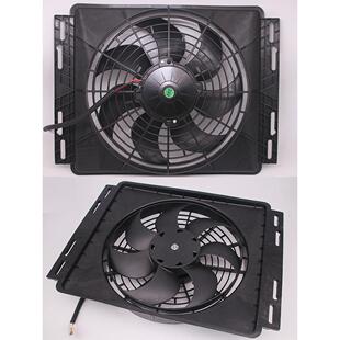 汽车货车空调散热器中巴风扇电子扇冷凝超强风机12V华菱24V康明斯