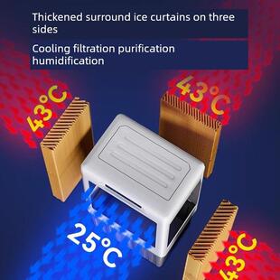 吉利工业冷风机移动水冷空调扇工厂车间商用电风扇饭店冷气机制冷