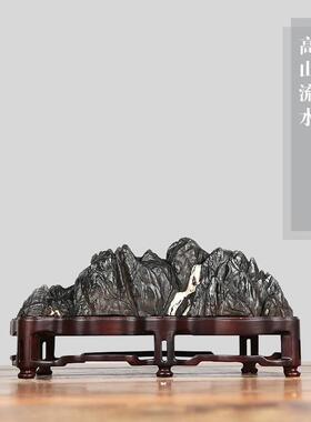 天然太湖石奇石灵璧石英德观赏假山形幽兰景观石原石桌面玄关摆件