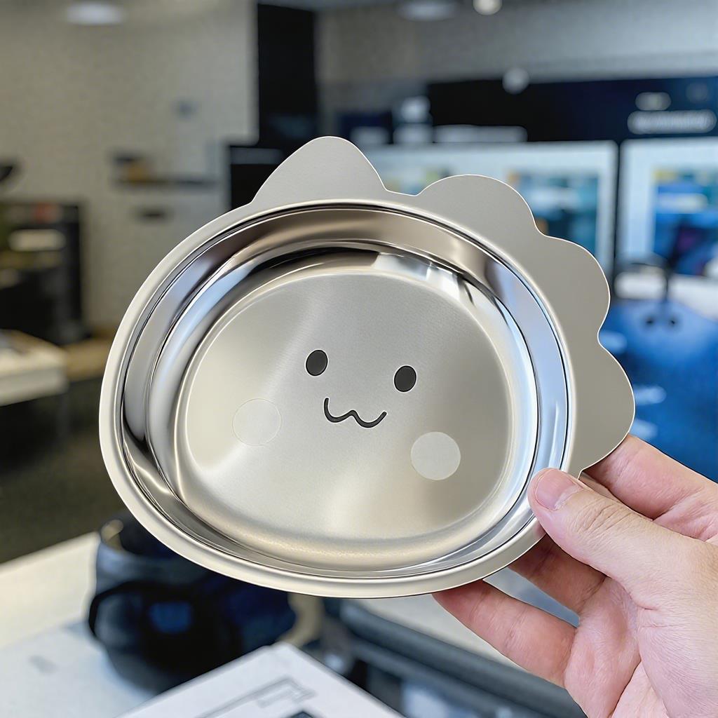 食品级304不锈钢儿童餐盘卡通饭盘2025新款宝宝辅食盘幼儿园果盘