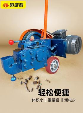 手推式手提式废废单相圆钢切割机12、18型小型电动钢筋切割机