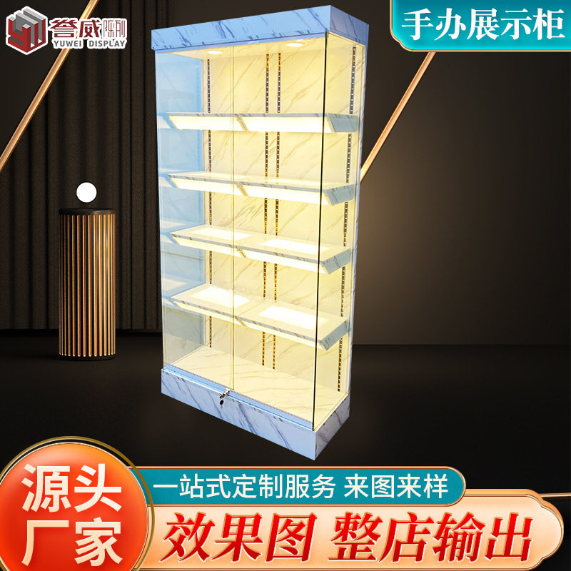手办展示柜样品间展柜奖杯高柜有机玻璃柜靠墙乐高模型货柜高透