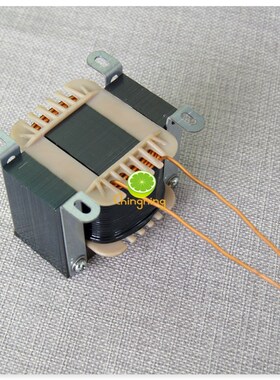 6A 1mH-3mH 铁芯电感喇叭音箱分频器线圈 EI7635芯L支架横装无I条