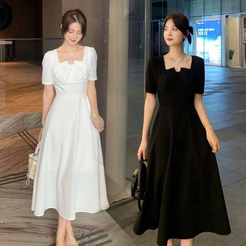 结婚领证登记轻婚纱小礼服u法式小白裙拍照复古简约订婚日常连衣