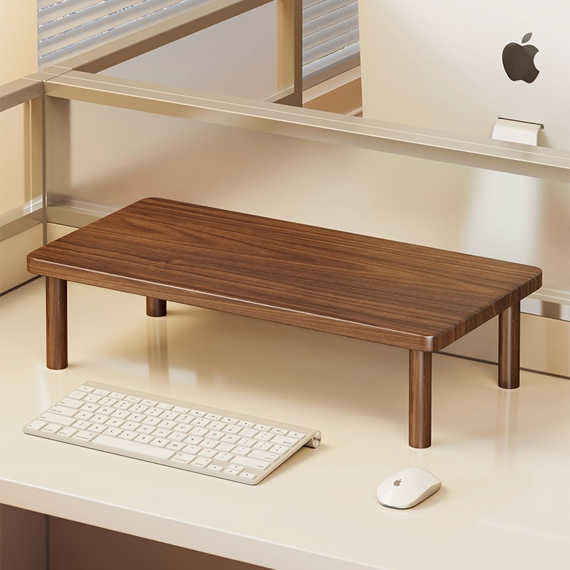 实木桌面置物架电脑增高架宿舍办公桌书桌改造好物学生工位收纳架