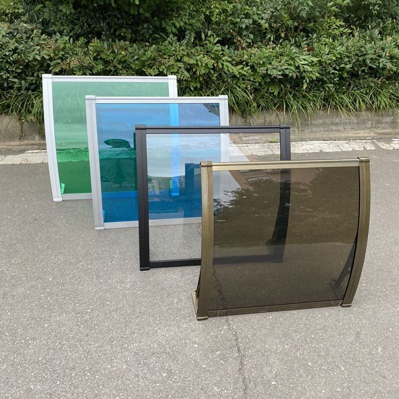 铝合金雨棚户f外遮阳棚阳台遮雨蓬窗台雨篷窗户挡风板膜结构雨搭