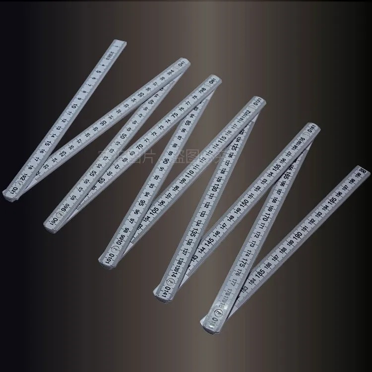 1米10折塑料折尺 折叠尺 量具尺 测量工具 木工尺 1米尺