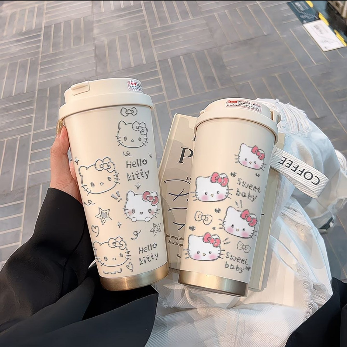 HelloKitty高颜值大容量保温杯|