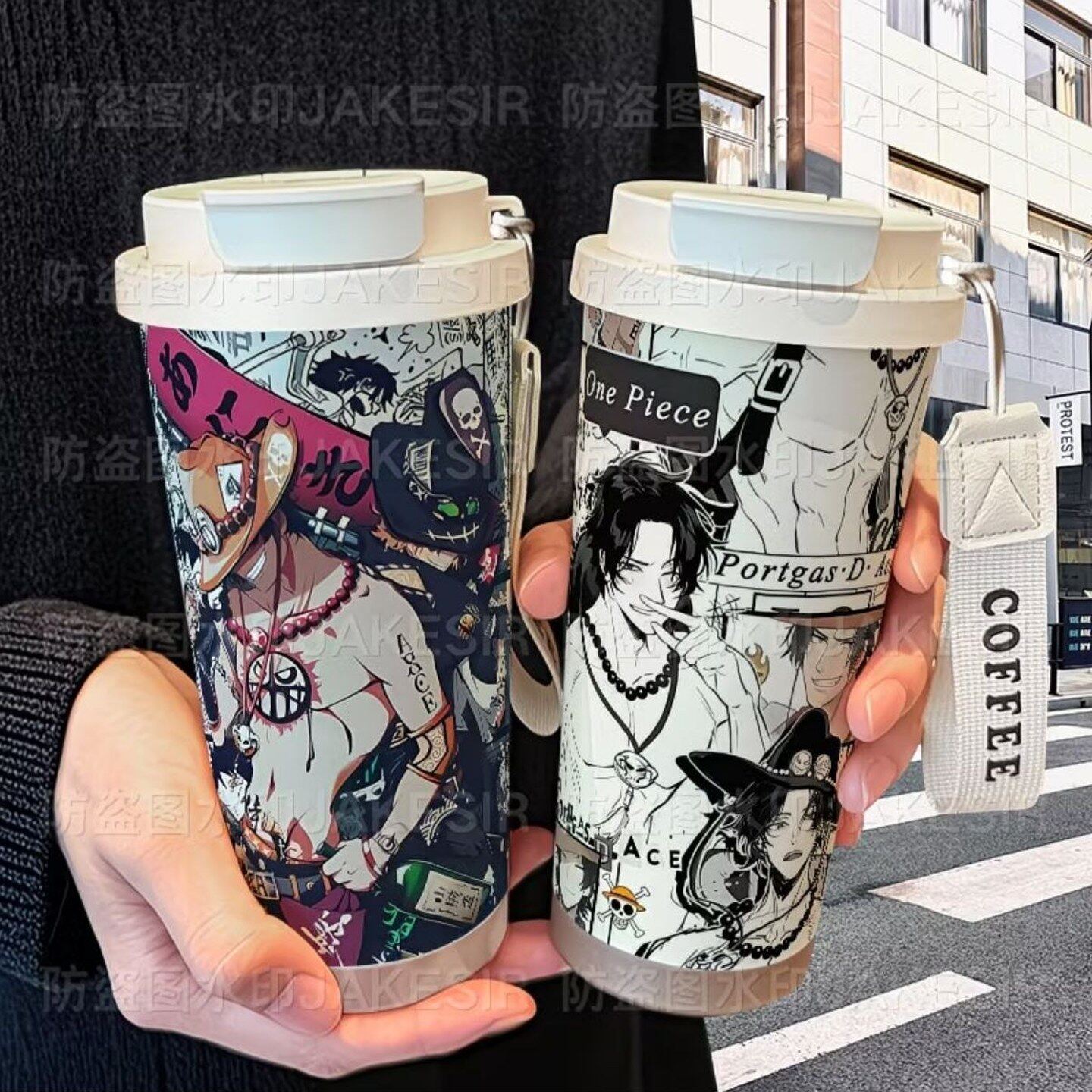海贼王艾斯萨博保温杯不