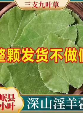 淫羊藿中药材正品野生小叶淫洋藿泡水喝肉苁蓉锁阳巴戟天枸杞泡酒