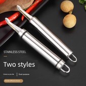 不锈钢虾线去除刀挖虾和胃和虾壳剥去除虾线神器拿起虾线和虾背龙