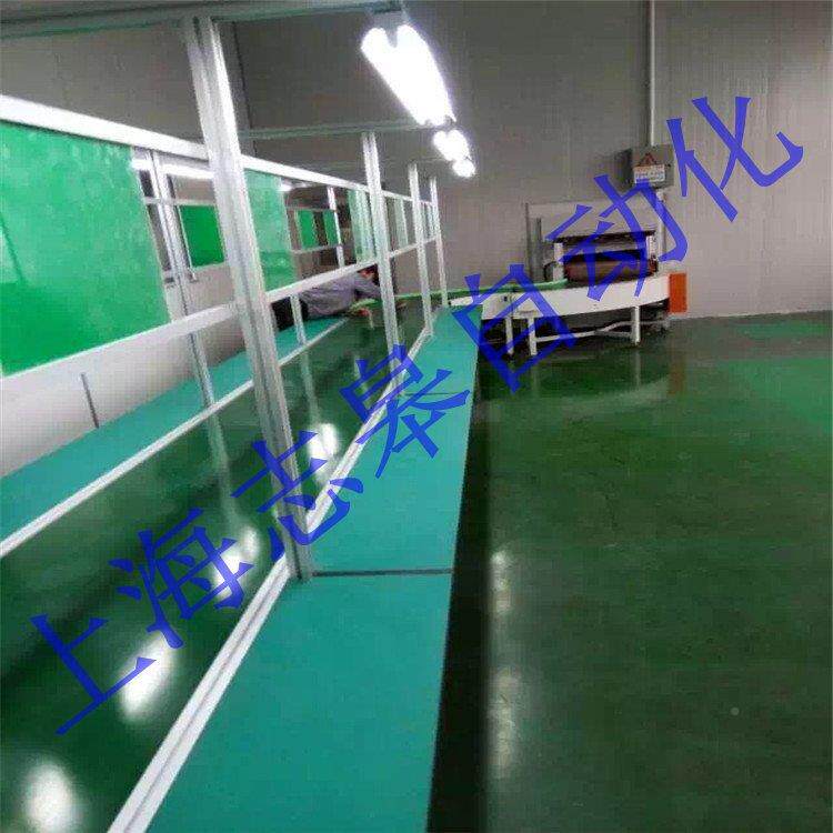 流水线工作双面工作台皮带线GZT线带工艺台板流水皮带输看送机