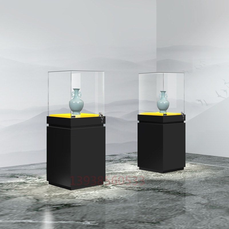 商场玻璃柜展示柜珠宝首饰柜台样品展览陈列柜博物馆古董文物展柜