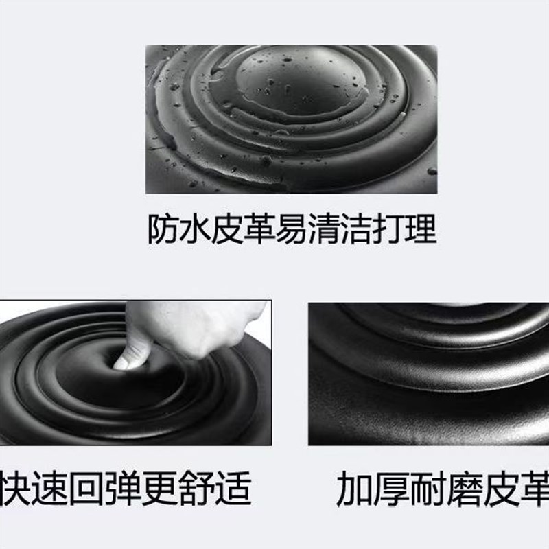 吧台椅家用可升降小圆凳理发美容滑轮凳子实验室升降椅可调节椅子