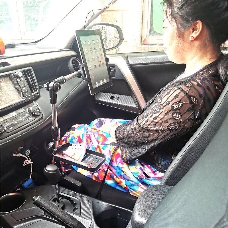 车载平板电脑支架主副驾车后座椅缝隙ipad多功能手机通用导航支架