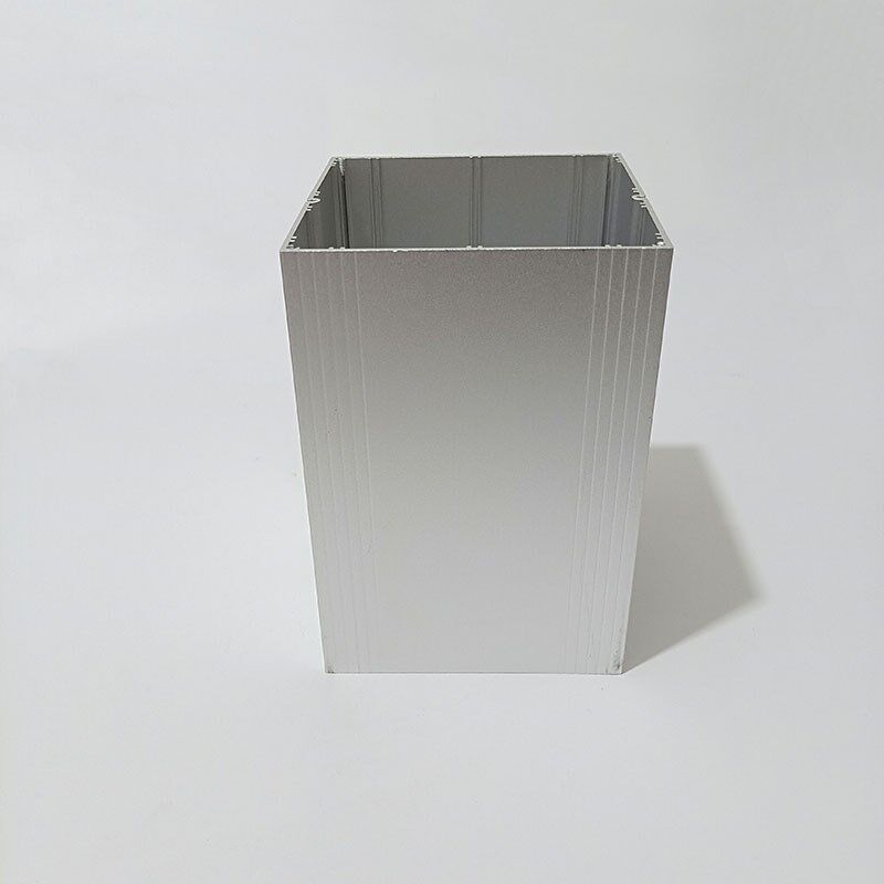 铝合金外壳仪表机箱壳体锂电池盒方形铝壳铝盒功放机壳136x136