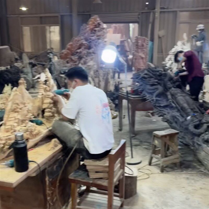 实木根雕木雕崖柏金丝楠山水花鸟动物公司送礼摆件刻生肖工艺品