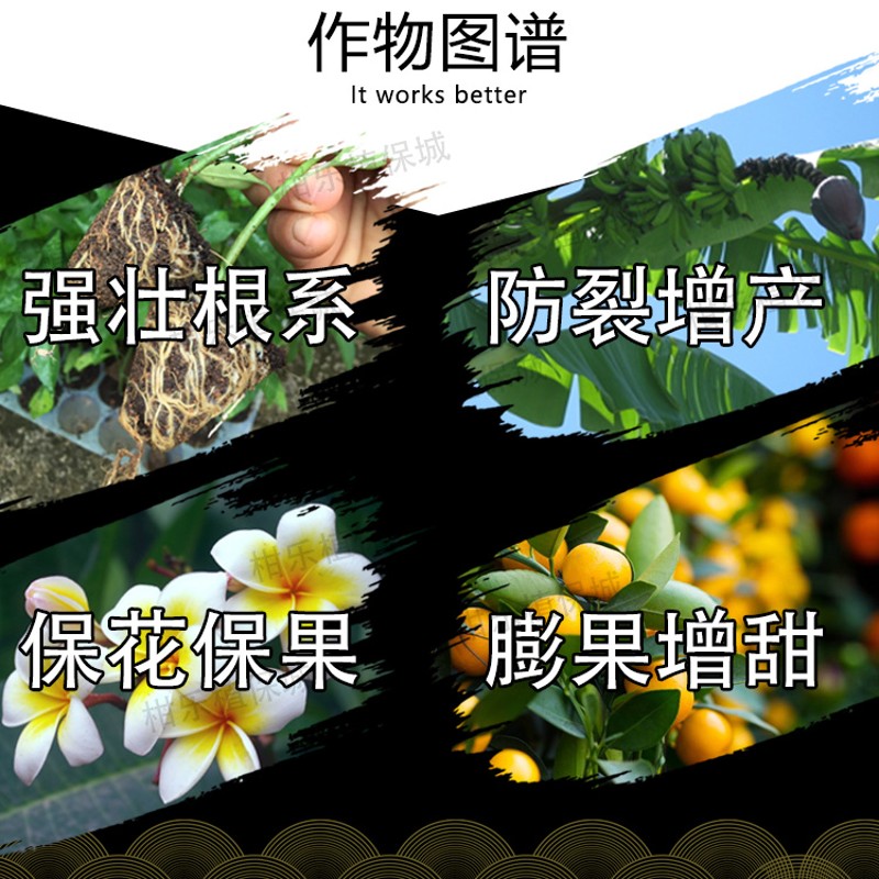 流体硼糖醇钙镁硼叶面肥微量元素果树农用保花保果水溶肥料蔬菜用