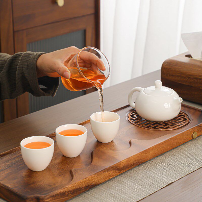 木质茶盘托盘干泡茶盘茶海大小旅行茶具茶道配件沥水蓄水茶托家用