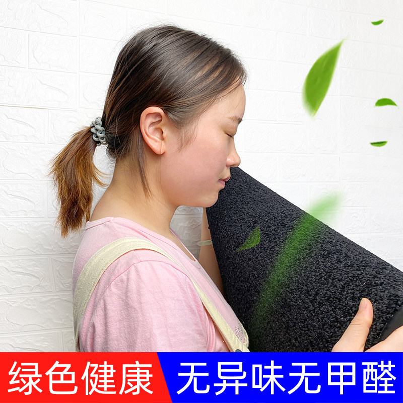 门口地毯高级尼龙脚垫吸水防滑门垫商用定制门外黑色地垫入户门