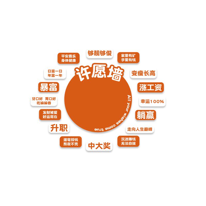 网红许愿心打卡拍照区布置毛毡贴照片形象花墙面装饰造背景板小院