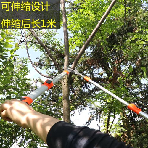 进口大力剪刀省力粗枝剪强力伸缩高枝剪树枝剪果树修枝剪园艺工具