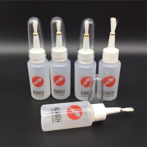 白色毛刷瓶50ml化工塑料分装瓶挤压松香瓶工业点胶瓶现货